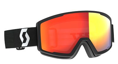 Превью Горнолыжная маска уменьшенного размера Маска горнолыжная SCOTT Factor Pro LS Mineral Black White/Red Chrome (283566-7641341)